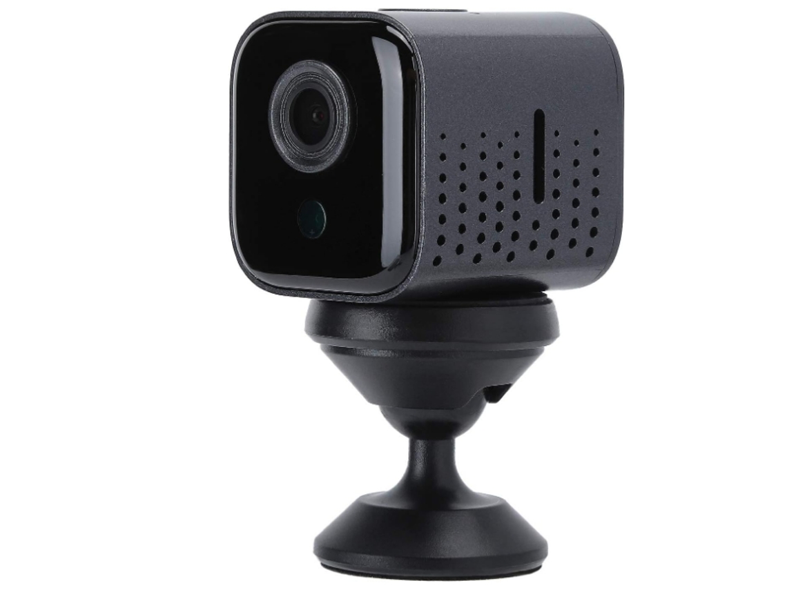 Cámara inteligente 1080p Wi-Fi para el hogar, control móvil, detección, visión nocturna IP, nube Bestvite (negra)