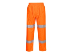 Pantalón Alta Visibilidad Ligero Plegable | Trabajo Compacto Naranja / S