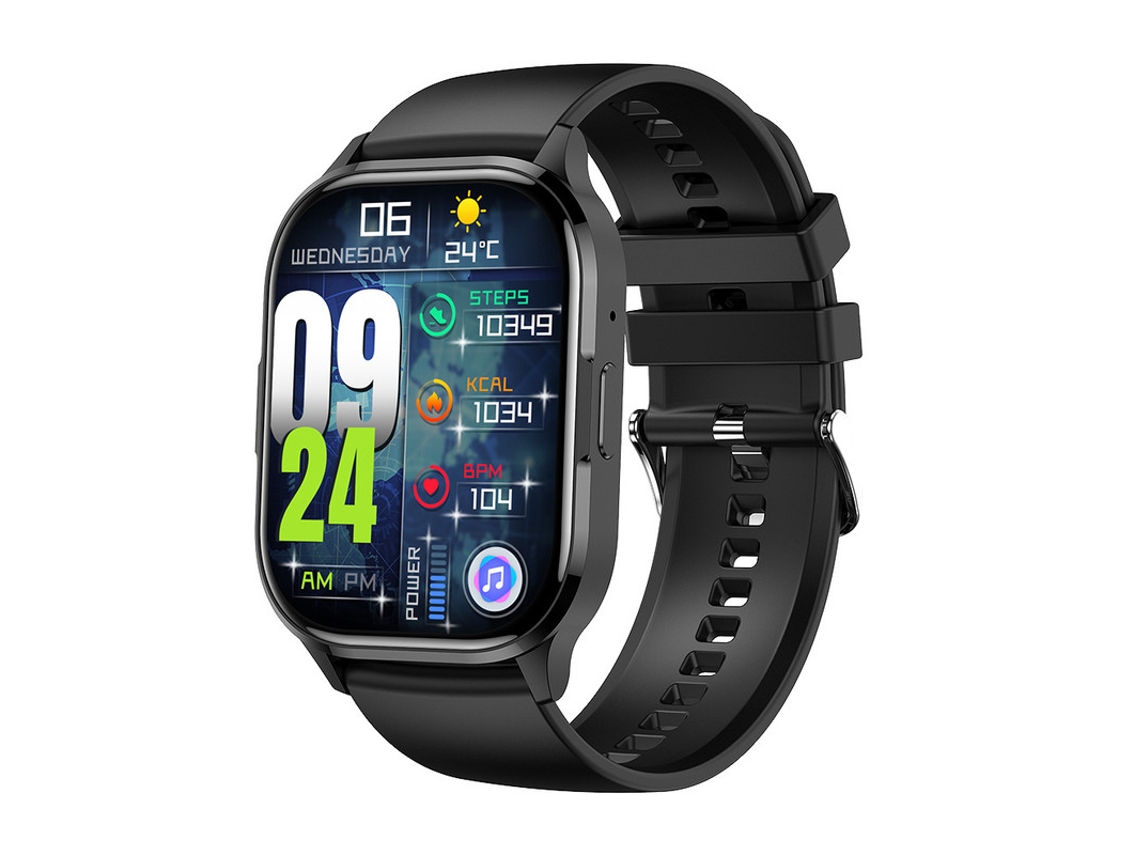 Smartwatch Yizhood Hk21 2.01 Inch Bluetooth Llamada Ip67 Impermeable Monitorización De La Salud (android Y Ios - Negro)