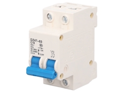 Disyuntor Miniatura De 2 Polos, 16 A Y 220 V Con Protección Contra Fugas Y Múltiples Funciones De Seguridad.