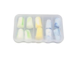 10 Tapones Para Los Oídos De Silicona Antirruido Con Retorno Lento, Cómodos Para Dormir, Trabajar Y Estudiar.