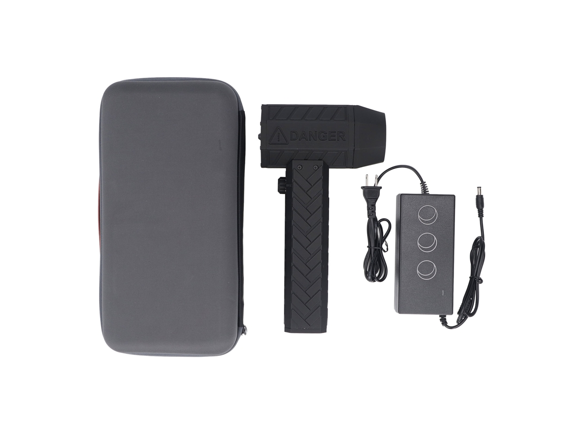 Soplador de aire turbo portátil de 1400 g, 64 mm, enchufe USB ajustable, 100-240 V.