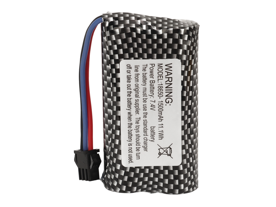 Batería Lipo De 7,4 V Y 1500 Mah Para Coche Teledirigido Rc Crawler Con Conector Sm 3p.