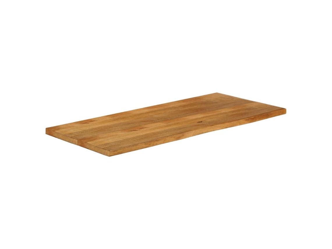 Tablero de mesa | Tablero de escritorio | Superficie de mesa con borde 140x60x2,5 cm Madera maciza