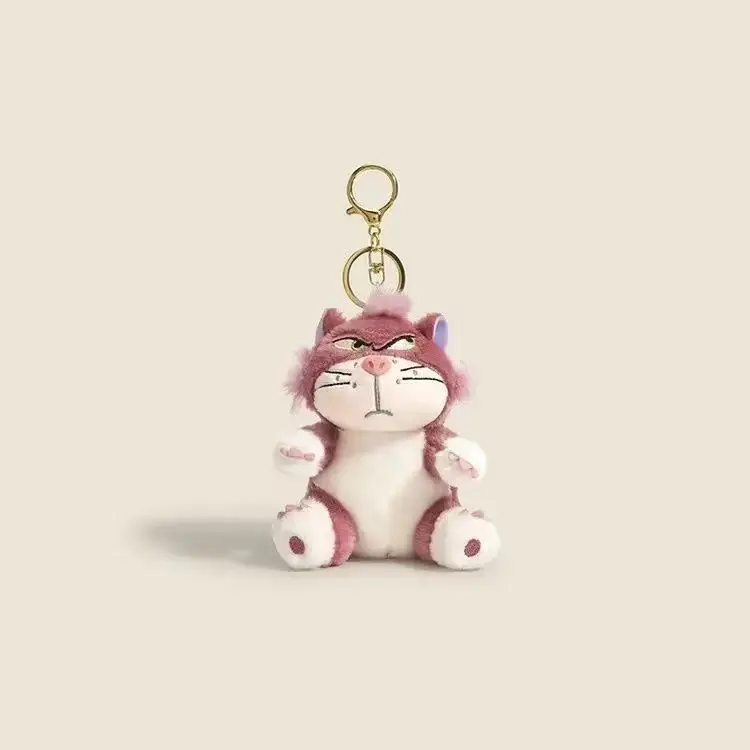 (estilo 1) Llavero De Peluche De Lucifer, Gato Enojado, De 15 Cm