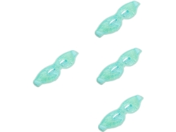 Mascarilla de gel refrescante para el contorno de ojos, 4 unidades, cobertura refrescante y masaje ocular.
