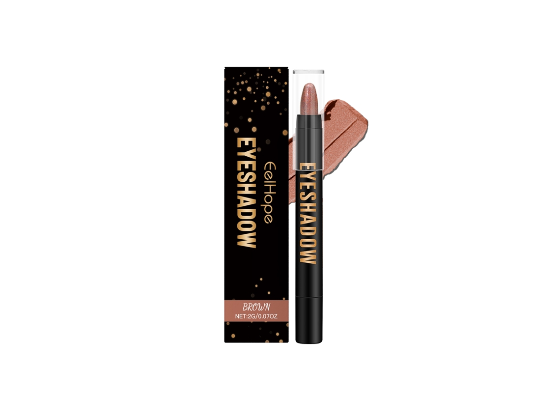 Brocha para sombras de ojos marrones