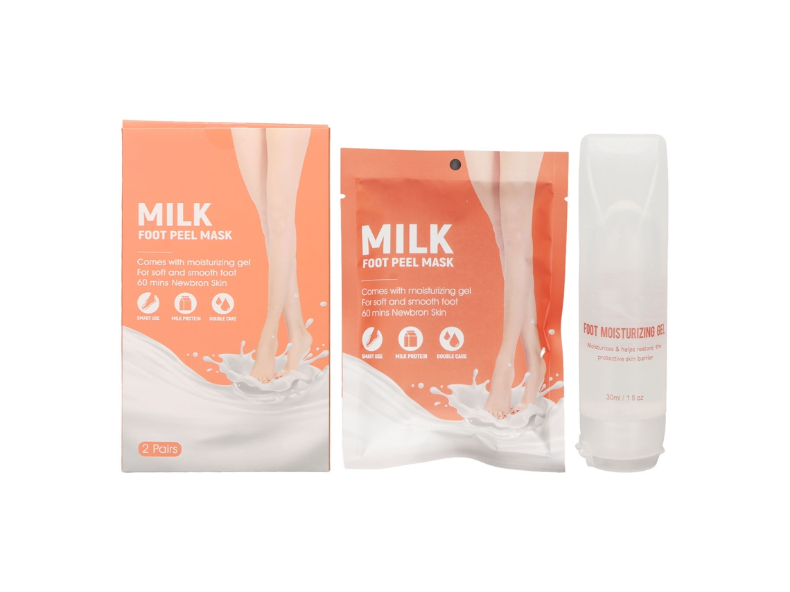 Máscara Exfoliante Para Pies Para Eliminar Piel Muerta Con Hidratación Y Ingredientes Suaves 2 Unidades