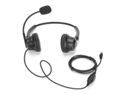 Auriculares Binaurales Para Teléfono Con Micrófono Con Cancelación De Ruido Y Control De Volumen