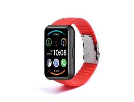 Correa Silicona Líquida para Huawei Watch Fit 2 Rojo