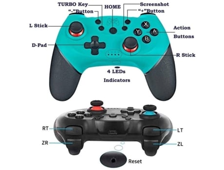 Wireless Controller For Switch YIZHOOD Bluetooth Wireless Switch Pro Controller Gamepad Joypad Joystick Unterstützt Sensor 6 Gyro Axis Tur YIZHOOD
