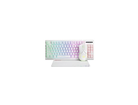 Ratón y Teclado MARVO CM310 WH SP (Blanco - Negro - Qwerty Español)