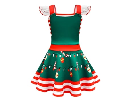 Disfraces navideños cosplay vestido infantil set 150