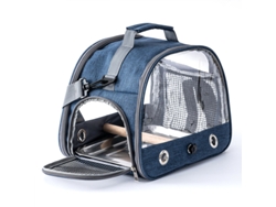 Transportín Digitallab Para Loros, Totalmente Ventilado, Diseñado Para Viajar (azul Marino)
