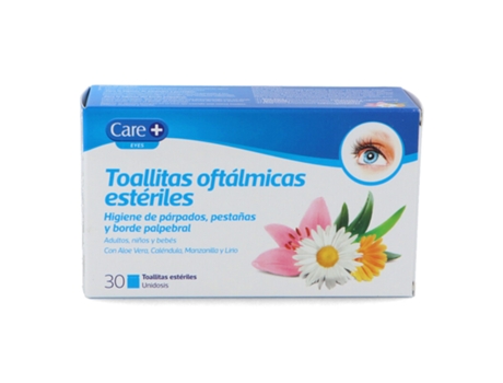 Toallitas Oculares CARE+ Care+ Esteriles 30 Unidades