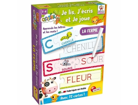 Juego Educativo LISCIANI GIOCHI Je lis, J´écris et je joue (FR)