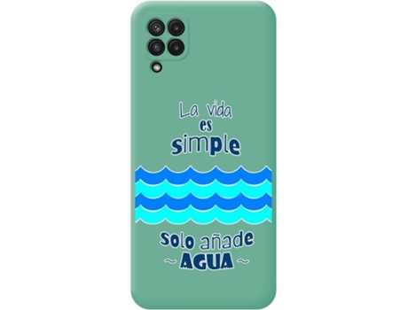 Carcasa Samsung Galaxy A22 4G / M22 TUMUNDOSMARTPHONE Agua Verde