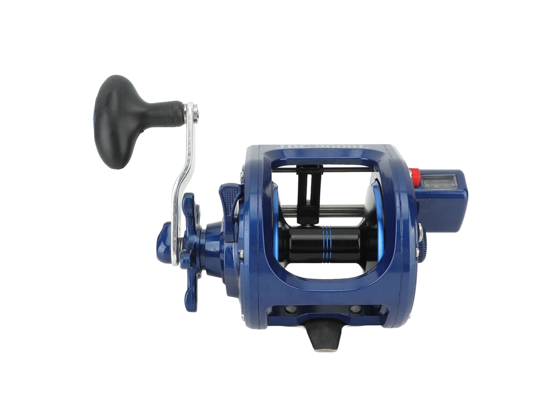 Carrete De Pesca Redondo Jbc9000l Para Baitcasting, Para Pesca En Agua Salada, Con Freno Magnético Y Pantalla Digital.
