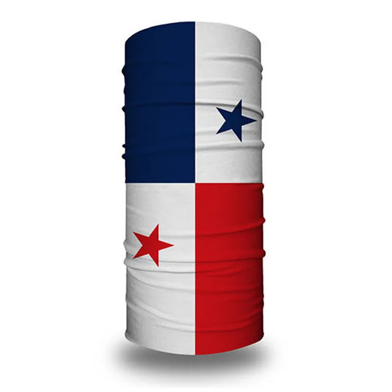 (panamá) Mascarilla Con La Bandera Del Mundial, 14x21cm, Diadema Mágica Sin Costuras.