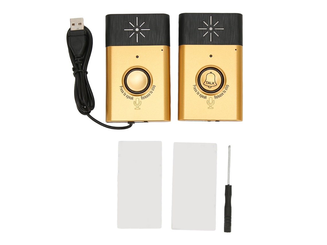 Timbre inalámbrico intercomunicador receptor de llamadas de voz transmisor sistema de seguridad para el hogar inteligente H6