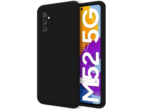 Carcasa Samsung Galaxy M52 5G TUMUNDOSMARTPHONE Silicona Líquida Negro