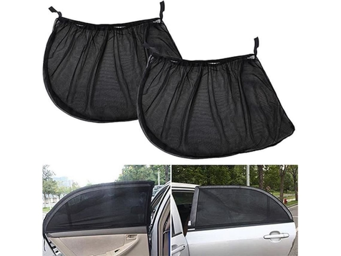 2 Cortinas Automóvel – Antimosquitos, Anti-uv, 55x110 Cm, Proteção Solar