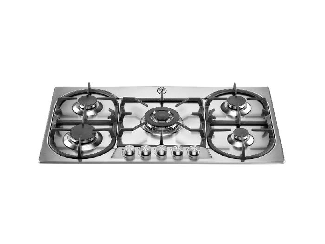 Placa de Encimera de gas de Encastre BERTAZZONI LA GERMANIA (752 mm - Acero inoxidable)