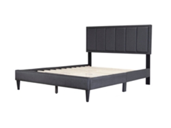 Somier Twin SALDOSYSTOCKS Tecido Gris (155x110x190cm)