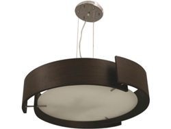 Suspensión Simon 8XE27 Alt.Reg.XDiá.93Cm Wengué FERRIMEX
