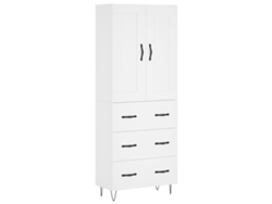 Mueble alto en madera blanca Derivados MAISON EXCLUSIVE (69,5x34x180 cm)