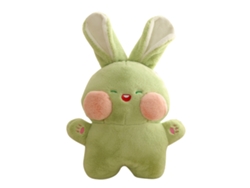 Peluche de conejo verde suave de 40 cm para niños