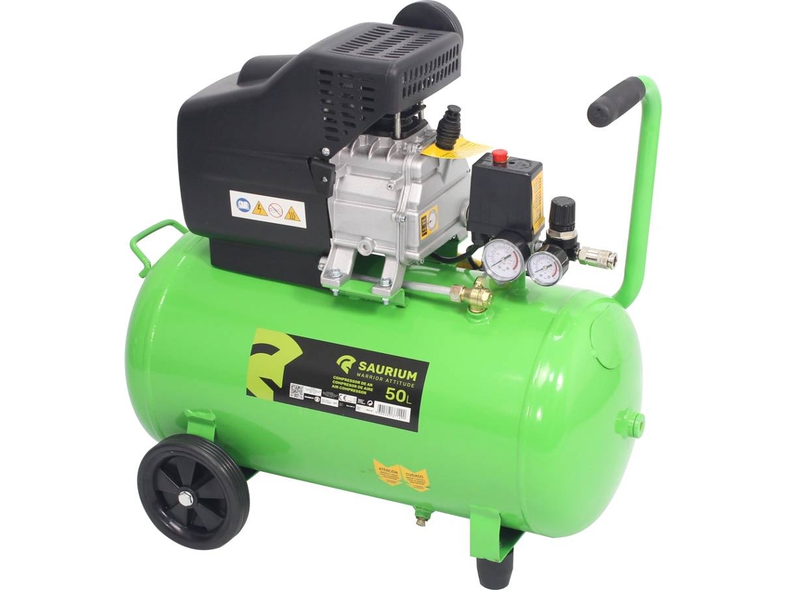 Compresor de aire, 50L, 1.5HP - SAURIO