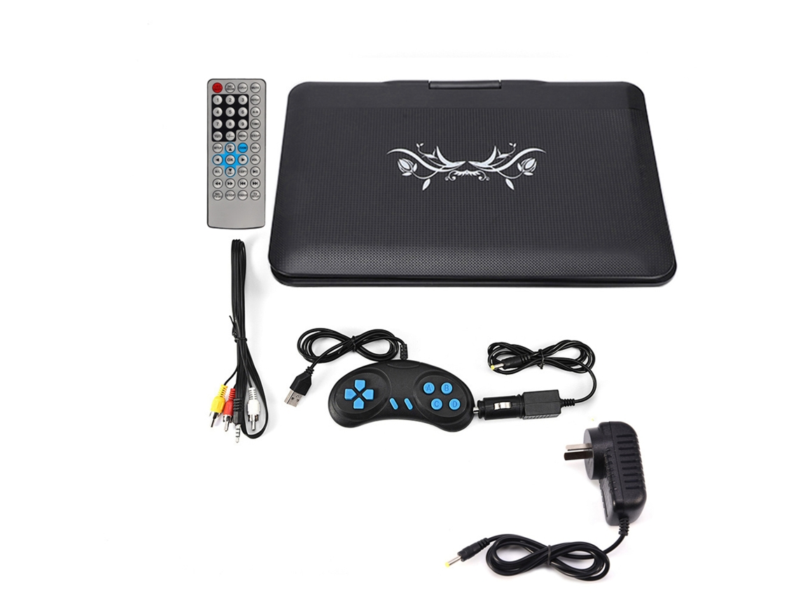 Reproductor de DVD portátil con pantalla LCD de 10,1 pulgadas y 800480