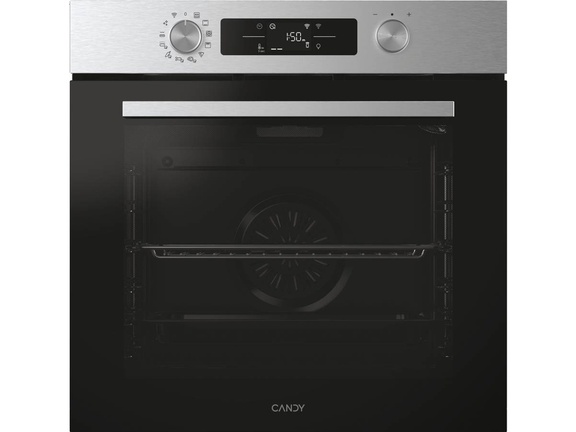 Horno a Vapor CANDY CA6 N5B3EYTX (78 L - 59,5 cm - Hidrolítico y pirolítico - Acero inoxidable)