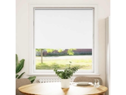 Maison Exclusive - Estor Enrollable Opaco Blanco 95x130 Cm Tela Ancho 95x130 Cm