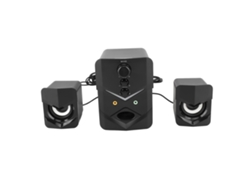 Altavoces Con Cable Para Ordenador, Portátil Y De Sobremesa Con Subwoofer Y Bluetooth - Negro