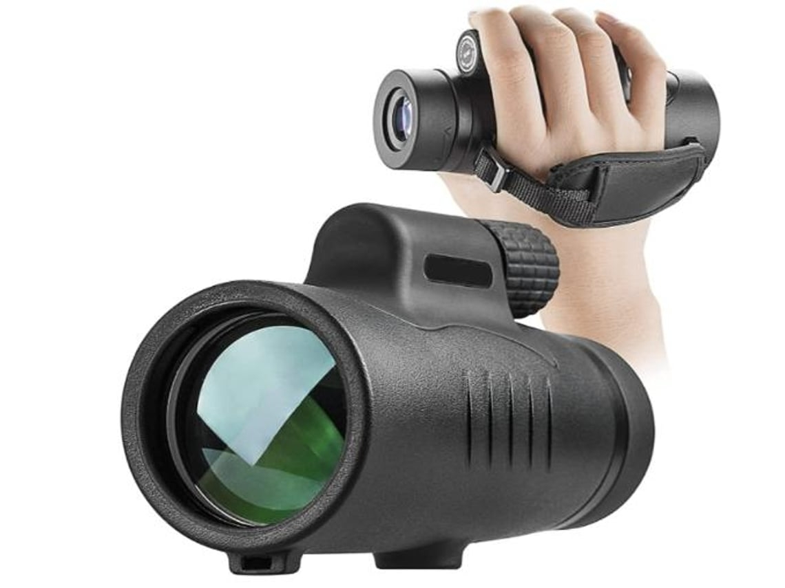 Monocular Compacto Para Adultos E Crianças 8x42 Monóculos Pequenos E Práticos De Alta Potência Com Alça De Mão E Visão Noturna Preto Saisiyiky