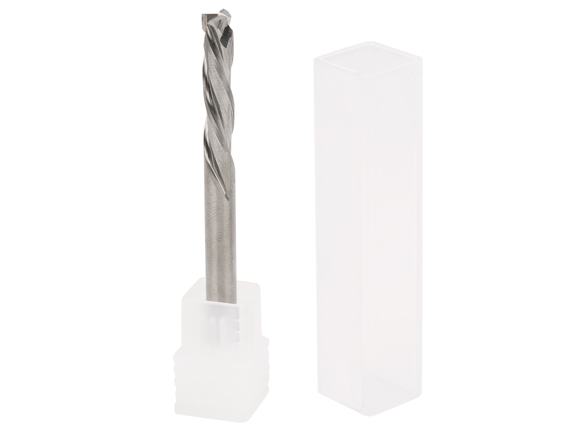 Fresa De Punta De 3 Filos Para Aluminio, Herramienta Para Trabajar Metales, 5x5x22x55 Mm