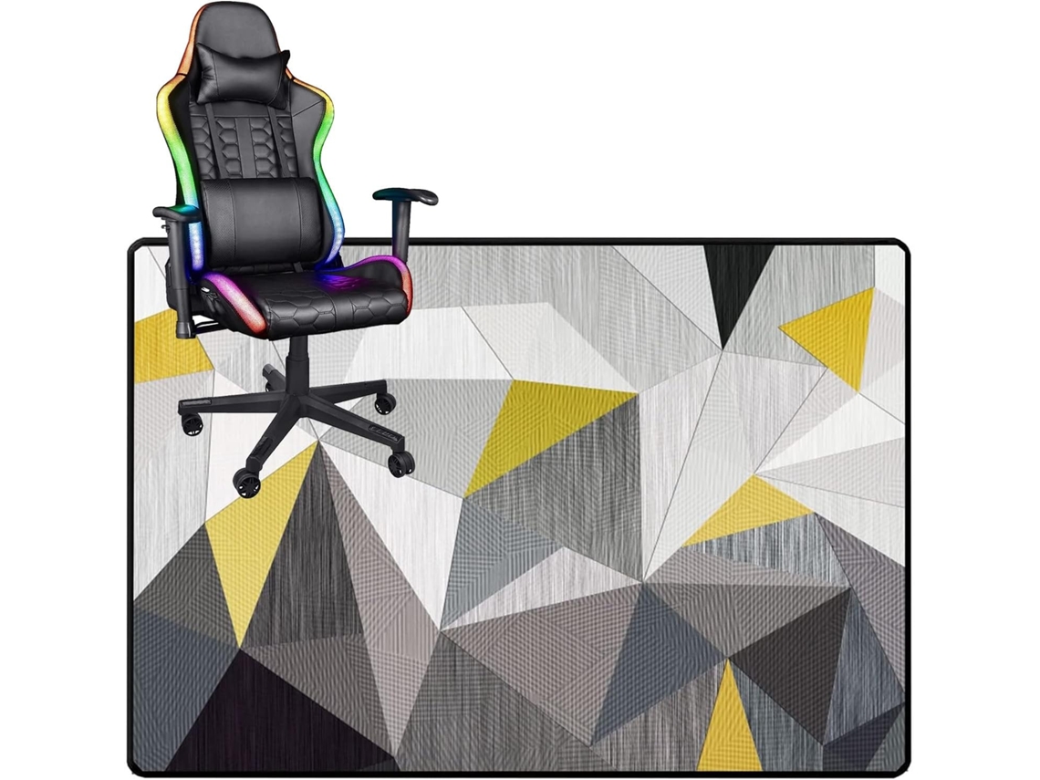 Alfombrilla para silla, protector de suelo, antideslizante, para madera, ordenador, suelos de madera, versátil.