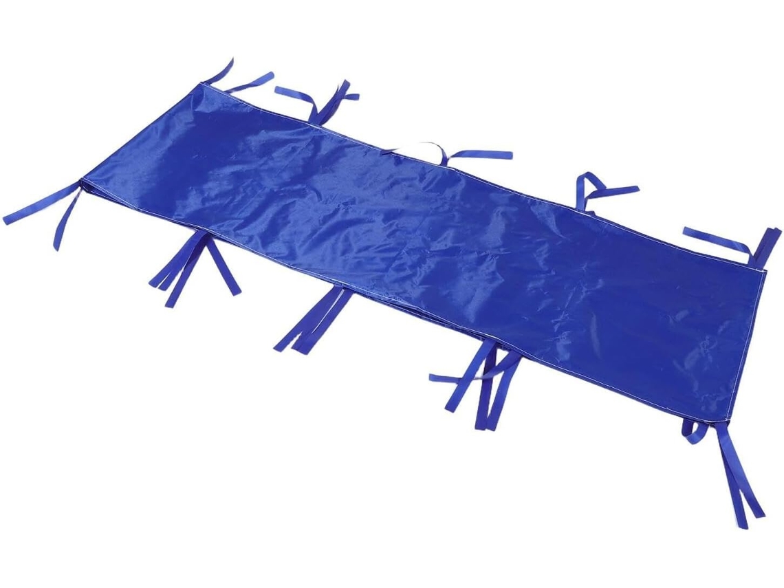 Canaleta De Tela Impermeable Azul Para Tienda De Campaña Portátil Con Correa,