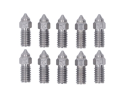 Kit De Boquillas De 0.4 Mm De Acero Inoxidable De Alta Flujo Para Impresora 3d Elegoo Neptune 4 Y Pro 10 Piezas
