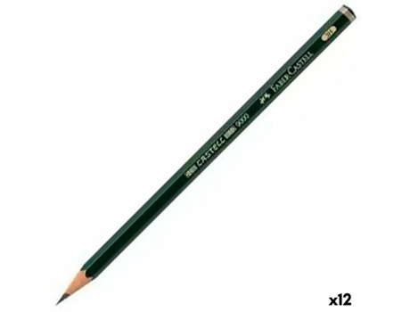 Lápiz FABER-CASTELL 9000 Ecológico 3H 12 Unidades