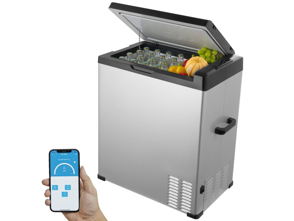 Refrigerador portátil Tekmaquinas de 70 litros para viajes, camping y uso doméstico