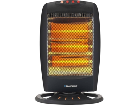 Blaupunkt Bp1003 Estufa de cuarzo oscilante tres tubos 1200w con 3 niveles potencia 400w 800w 1200w. 1200