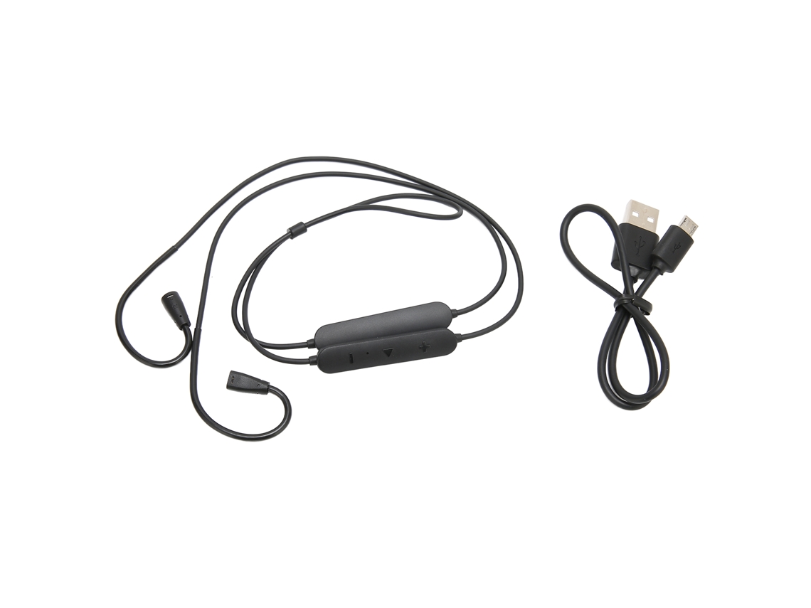 Cable Adaptador Bluetooth Para Auriculares Inalámbricos Con Micrófono Y Control Para Sennheiser Ie80, Ie80s, Ie 8 E Ie 8i.