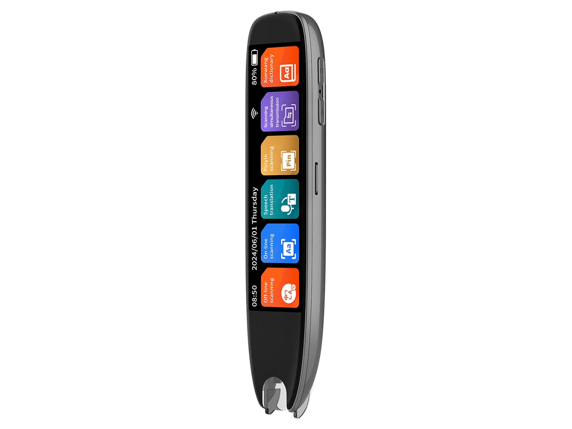 Lápiz traductor con 142 idiomas, Wi-Fi y Bluetooth.