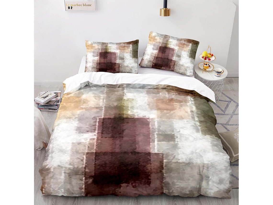 Funda Nórdica Diseño Juego Ropa Cama Funda Juego Almohada 135 X 200 Cm 50 75 220 240