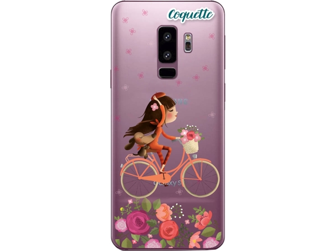 Carcasa Samsung Galaxy S9+ COQUETTE Bici Rosa