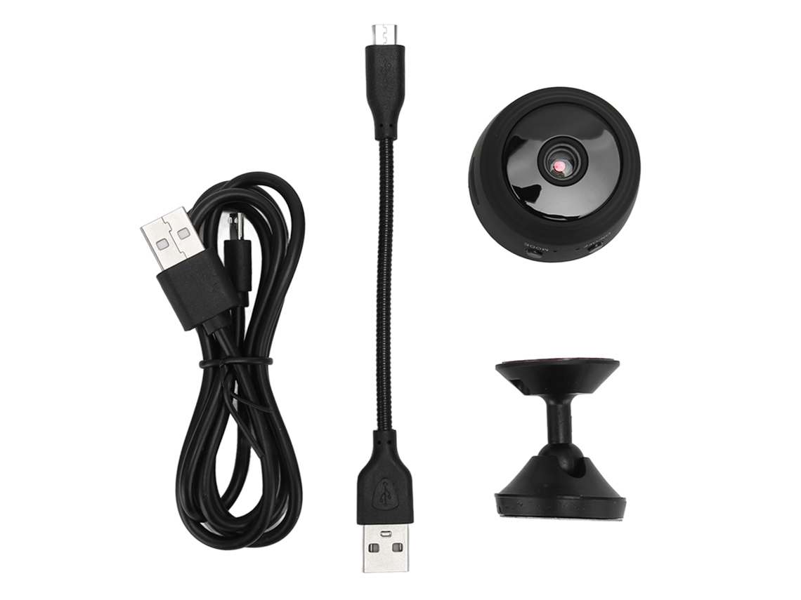Cámara Inteligente Para El Hogar Con Wifi, 2k, Ángulo De Visión De 150°, Visión Nocturna, Detección De Movimiento, Alerta, Grabación En Bucle, Cámara