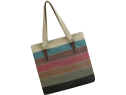 Bolso De Lona Para Mujer Ciieeo, Elegante Bolso De Compras Portátil De Gran Capacidad.